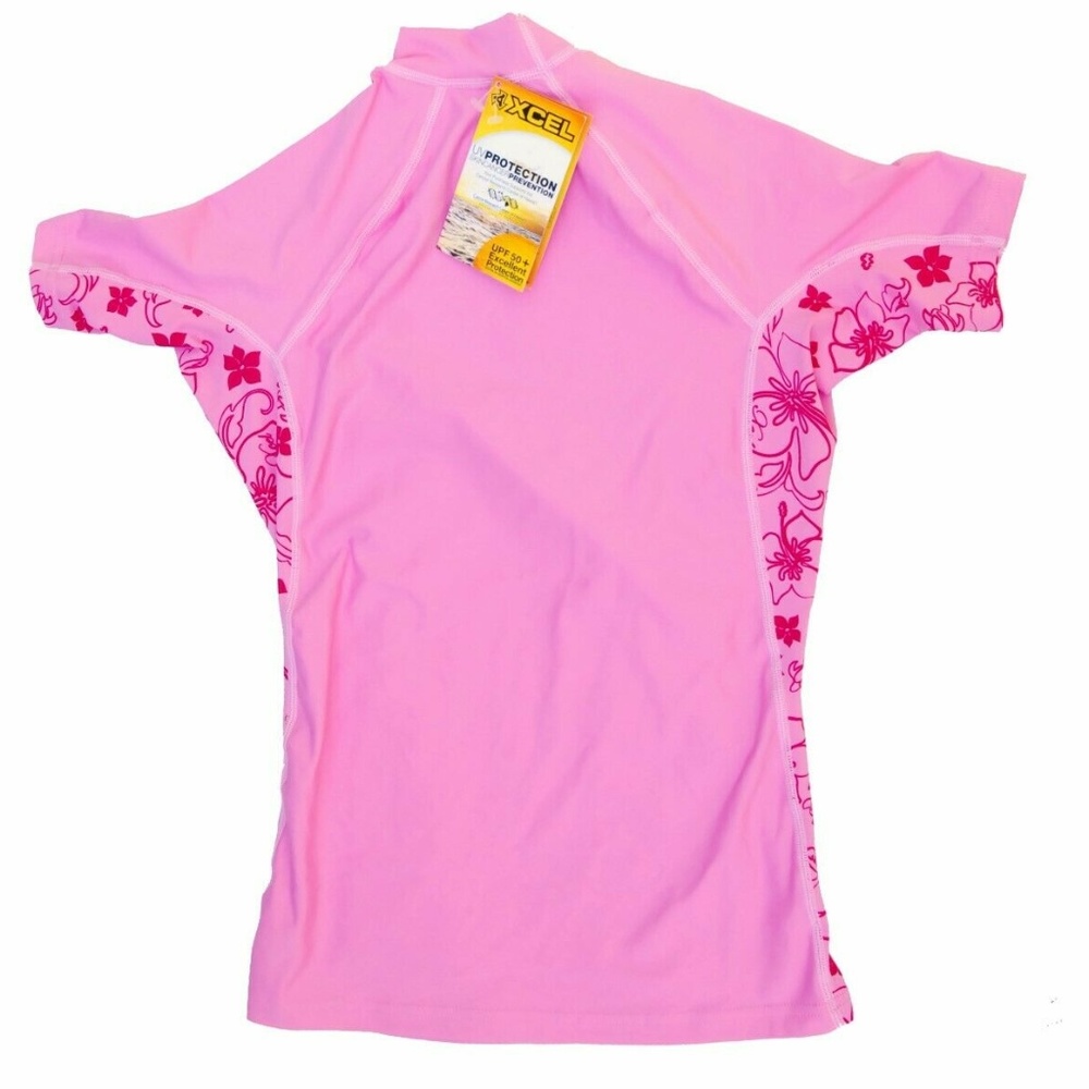 NWT Xcel Girls UPF50+ Stretch S/S Surf Top - Picture 2 of 3